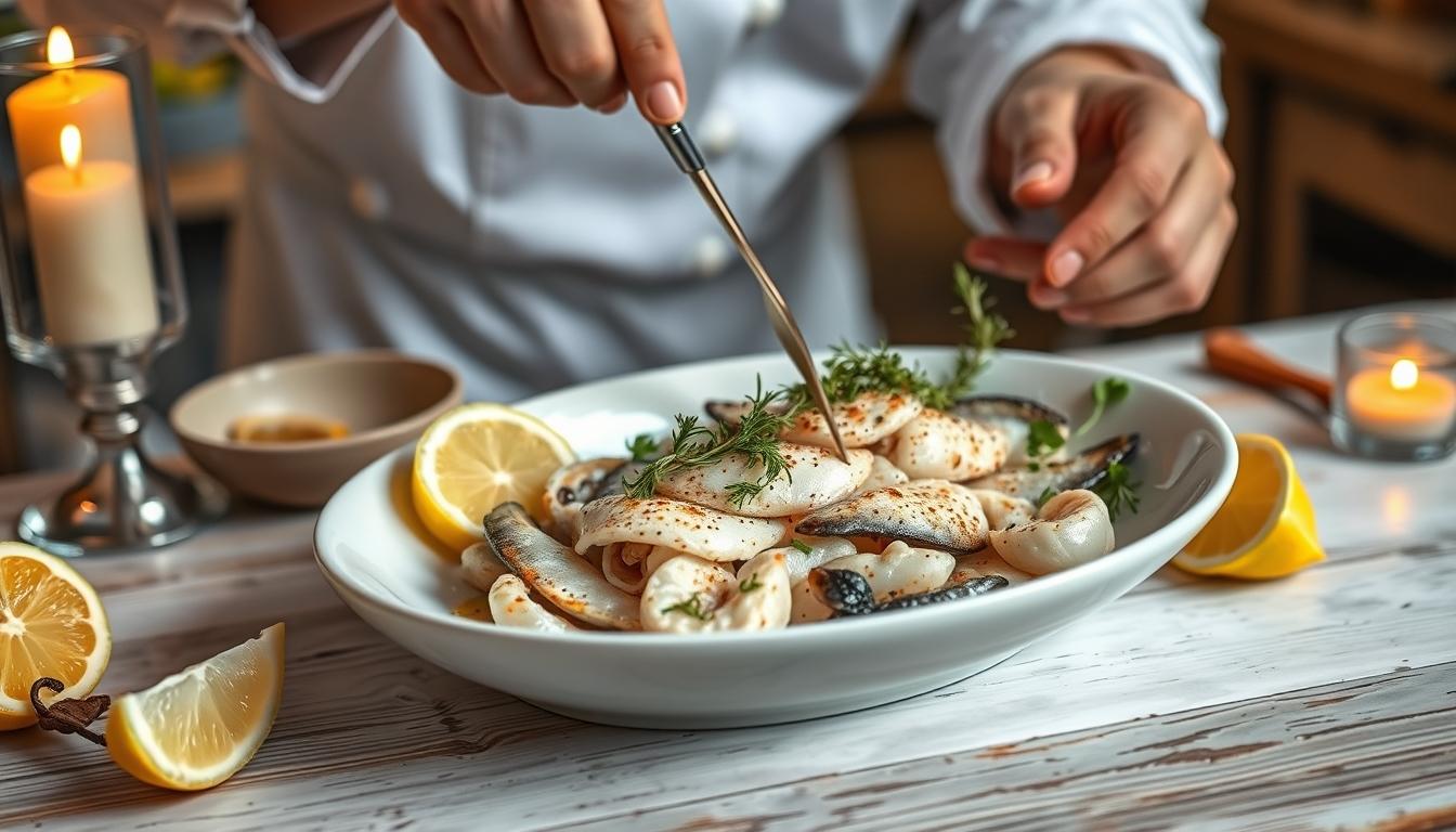 Fresh seasonal cooking dish