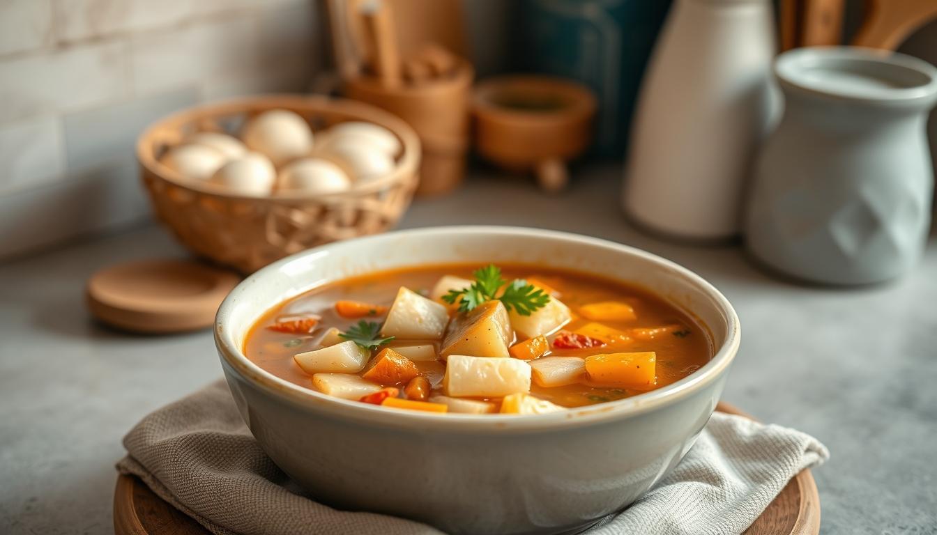 Freshly baked homemade cake in a kitchen setting